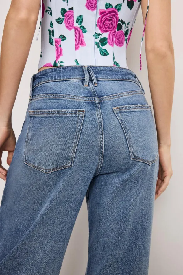 Women GOOD AMERICAN Jeans GOOD EASE RELAXEDJEANS Indigo575 Women GOOD AMERICAN Jeans GOOD EASE RELAXEDJEANS Indigo575