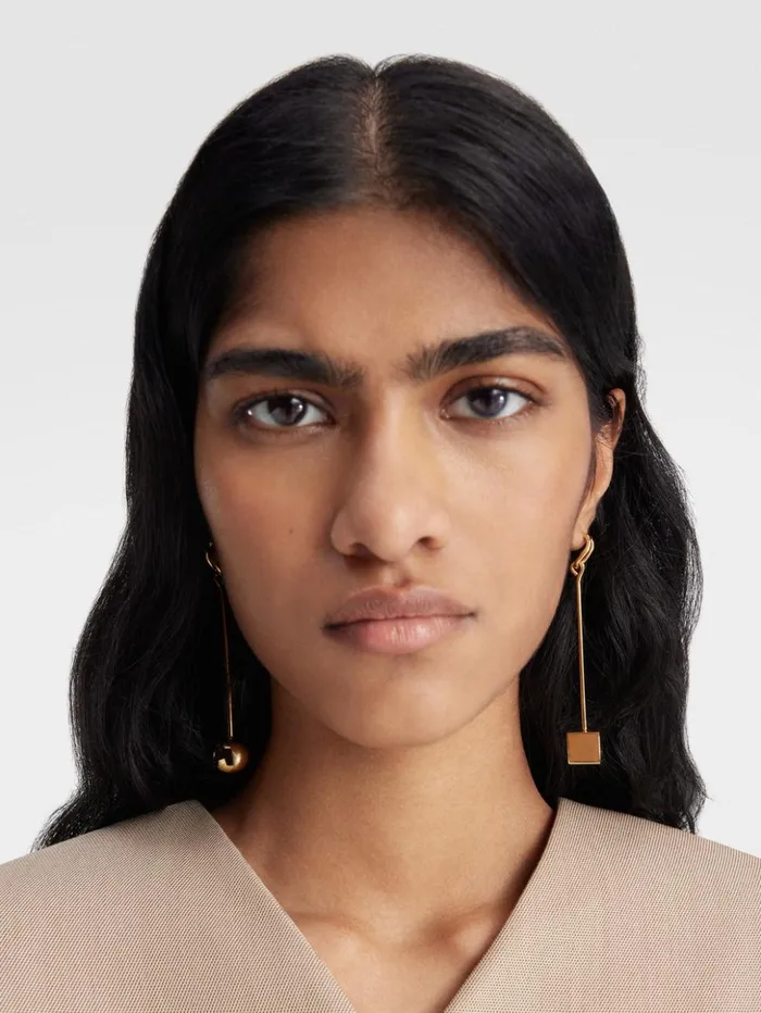 Women Jewellery JACQUEMUS The Nodo Earrings Gold Women Jewellery JACQUEMUS The Nodo Earrings Gold