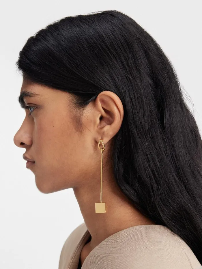 Women Jewellery JACQUEMUS The Nodo Earrings Gold Women Jewellery JACQUEMUS The Nodo Earrings Gold