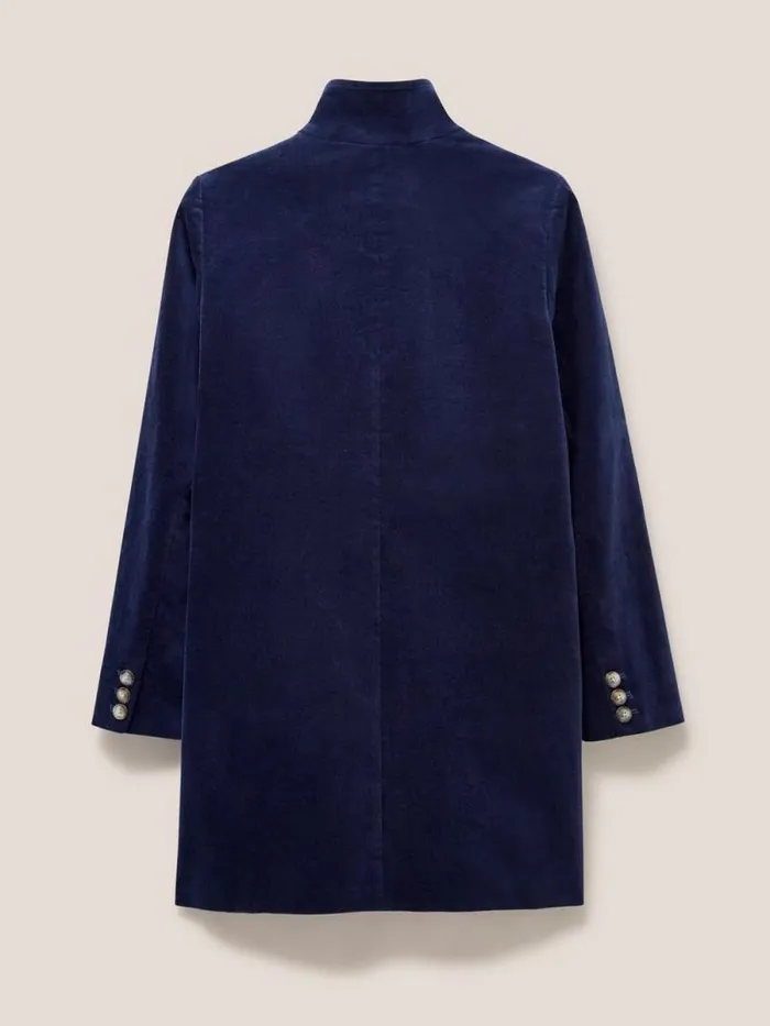 Women Karla Smart Velvet Coat Dark Navy White Stuff Coats and Jackets Women Karla Smart Velvet Coat Dark Navy White Stuff Coats and Jackets