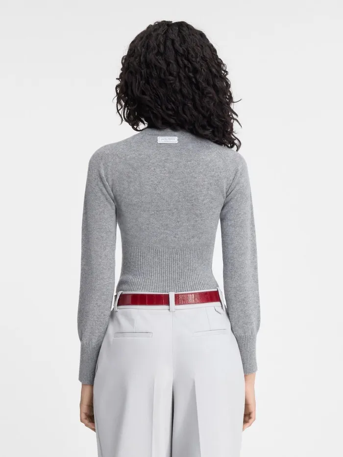 Women Knits JACQUEMUS The Soglia Knit Grey Women Knits JACQUEMUS The Soglia Knit Grey