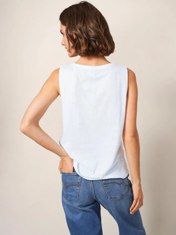 Women LAILA VEST Brilliant White White Stuff Shirts and Blouses
