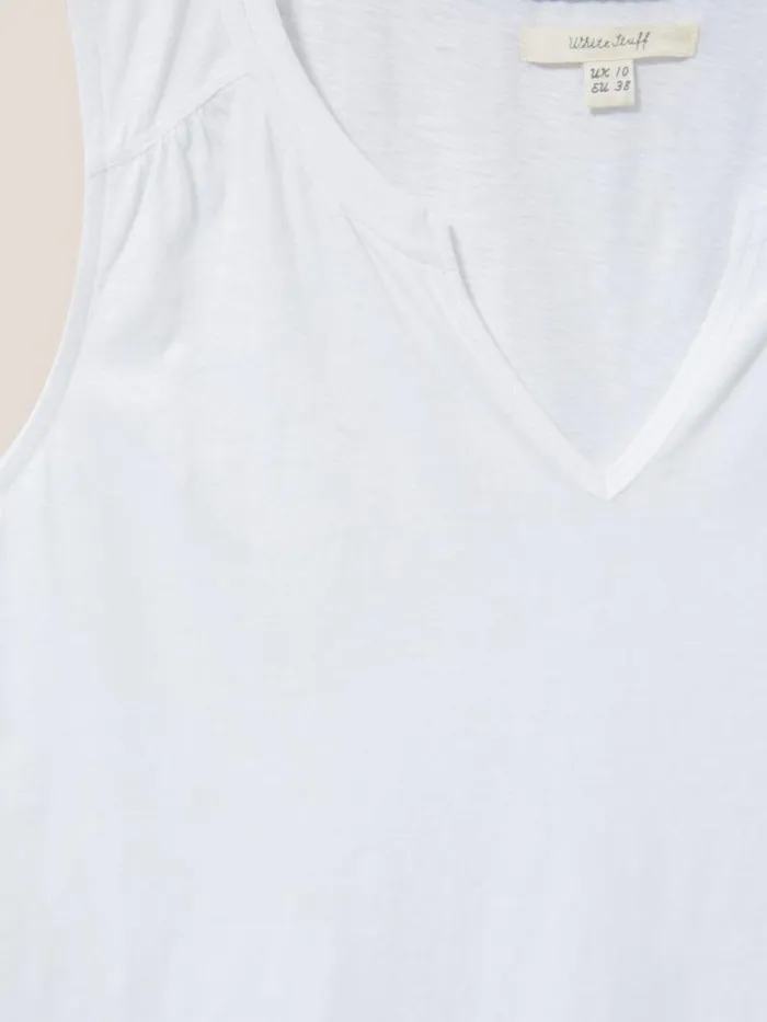 Women LAILA VEST Brilliant White White Stuff Shirts and Blouses
