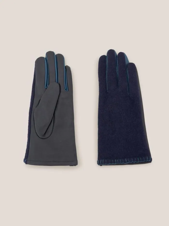 Women Lucie Leather Glove Dark Navy White Stuff Hats and Gloves Women Lucie Leather Glove Dark Navy White Stuff Hats and Gloves