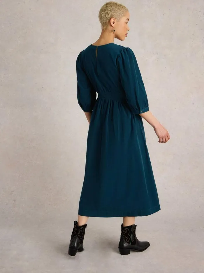 Women Lucy Cord Dress Dk Teal White Stuff Dresses Women Lucy Cord Dress Dk Teal White Stuff Dresses
