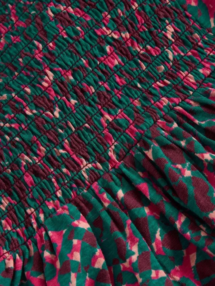 Women Maeva Jersey Dress Teal Print White Stuff Dresses Women Maeva Jersey Dress Teal Print White Stuff Dresses