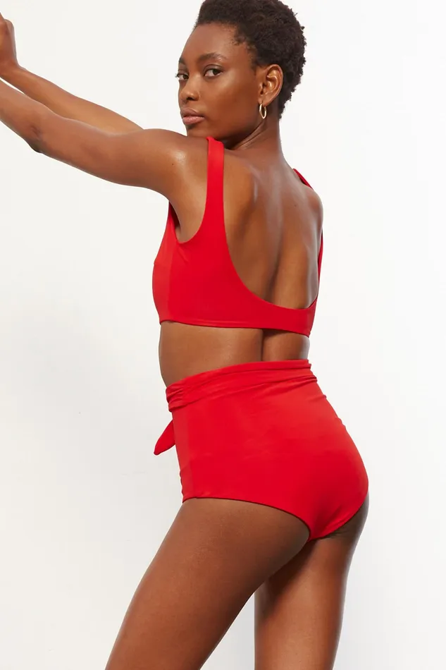 Women Mara Hoffman Bikini Tops Lira Bikini Top Red Women Mara Hoffman Bikini Tops Lira Bikini Top Red