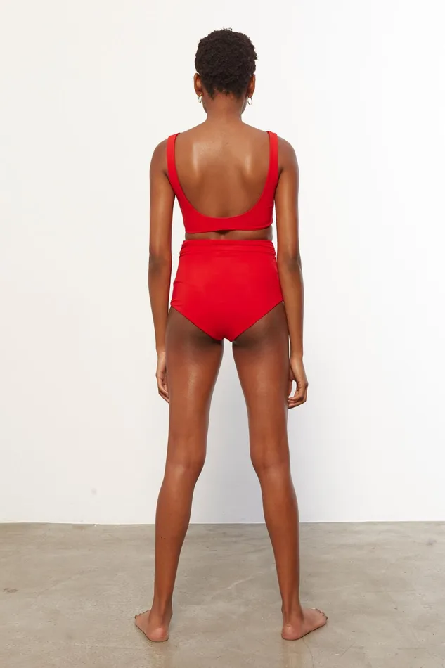 Women Mara Hoffman Bikini Tops Lira Bikini Top Red Women Mara Hoffman Bikini Tops Lira Bikini Top Red