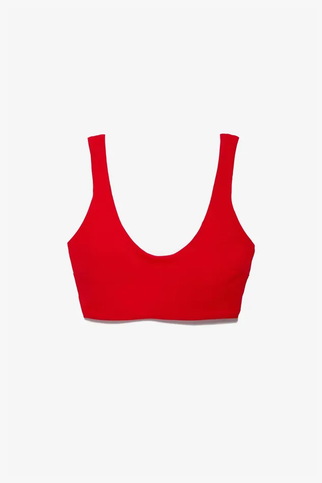 Women Mara Hoffman Bikini Tops Lira Bikini Top Red Women Mara Hoffman Bikini Tops Lira Bikini Top Red