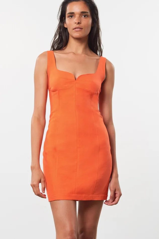 Women Mara Hoffman Dresses Anita Dress Orange Women Mara Hoffman Dresses Anita Dress Orange