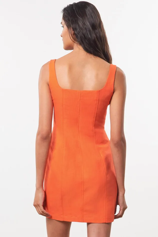 Women Mara Hoffman Dresses Anita Dress Orange Women Mara Hoffman Dresses Anita Dress Orange