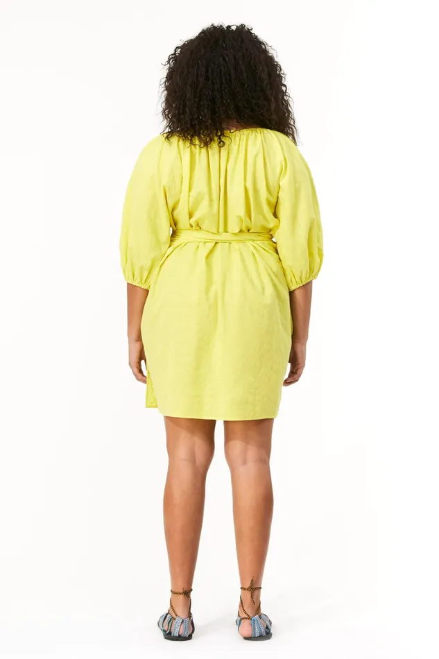 Women Mara Hoffman Extended Sizes Extended Coletta Dress Neon Green Women Mara Hoffman Extended Sizes Extended Coletta Dress Neon Green