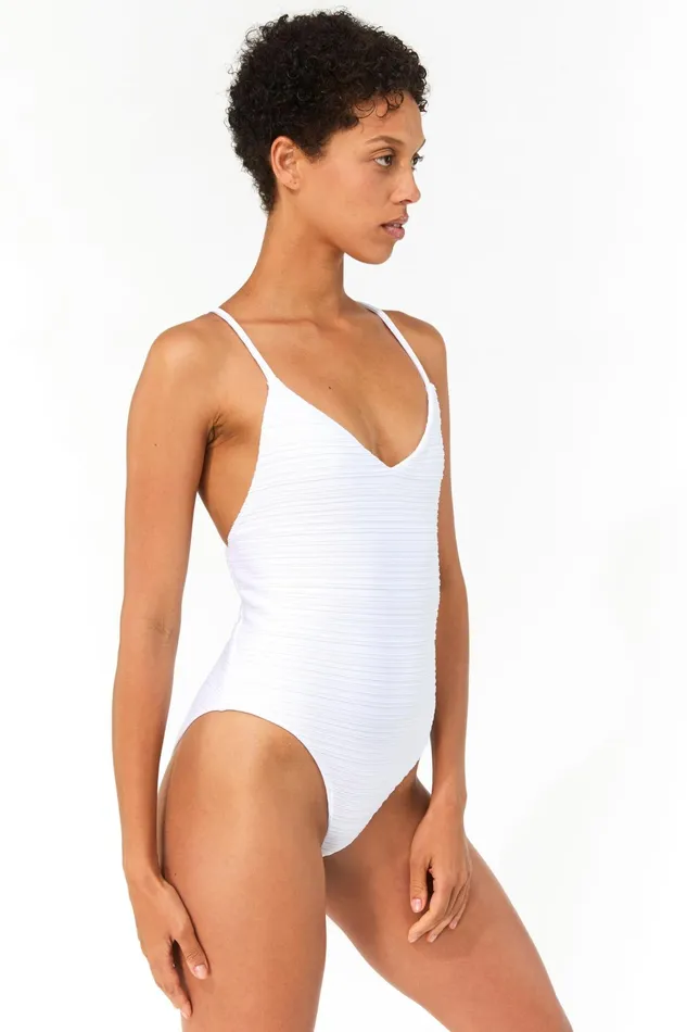 Women Mara Hoffman One Pieces Emma One Piece White Women Mara Hoffman One Pieces Emma One Piece White