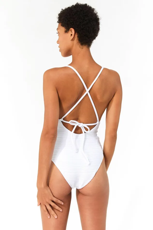 Women Mara Hoffman One Pieces Emma One Piece White Women Mara Hoffman One Pieces Emma One Piece White