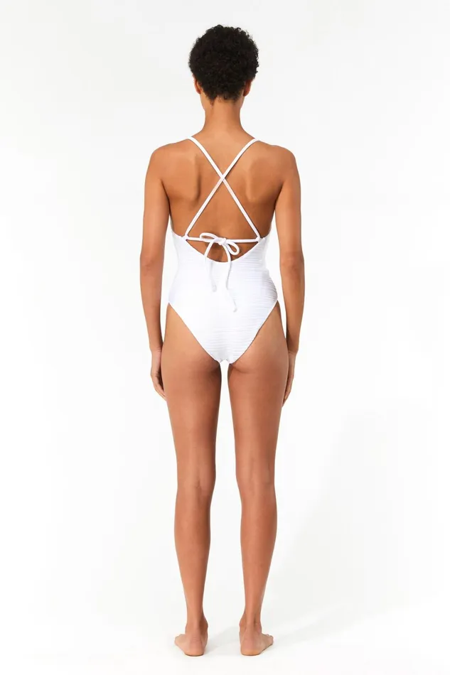 Women Mara Hoffman One Pieces Emma One Piece White Women Mara Hoffman One Pieces Emma One Piece White