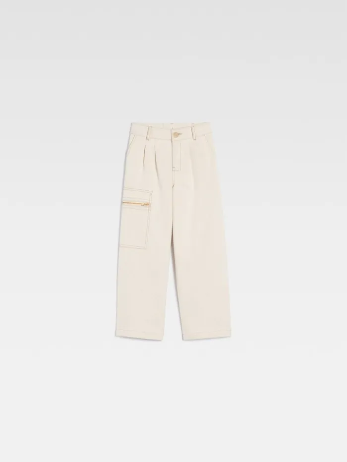 WomenMen Bottoms JACQUEMUS The Wide DeNmes Kids039 Denim Pants Offwhite WomenMen Bottoms JACQUEMUS The Wide DeNmes Kids039 Denim Pants Offwhite