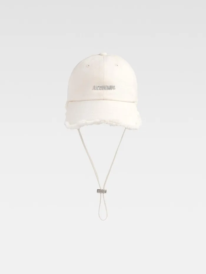WomenMen Hats JACQUEMUS The Artichaut Cap Offwhite