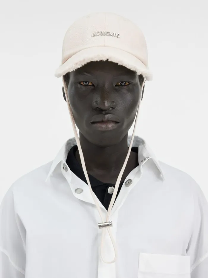 WomenMen Hats JACQUEMUS The Artichaut Cap Offwhite WomenMen Hats JACQUEMUS The Artichaut Cap Offwhite