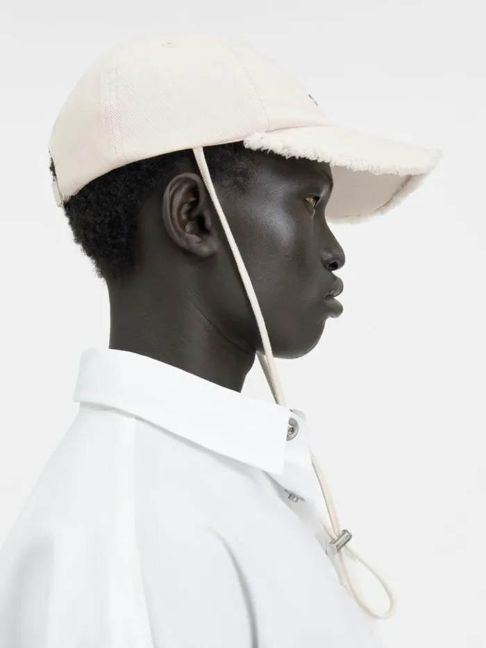 WomenMen Hats JACQUEMUS The Artichaut Cap Offwhite WomenMen Hats JACQUEMUS The Artichaut Cap Offwhite