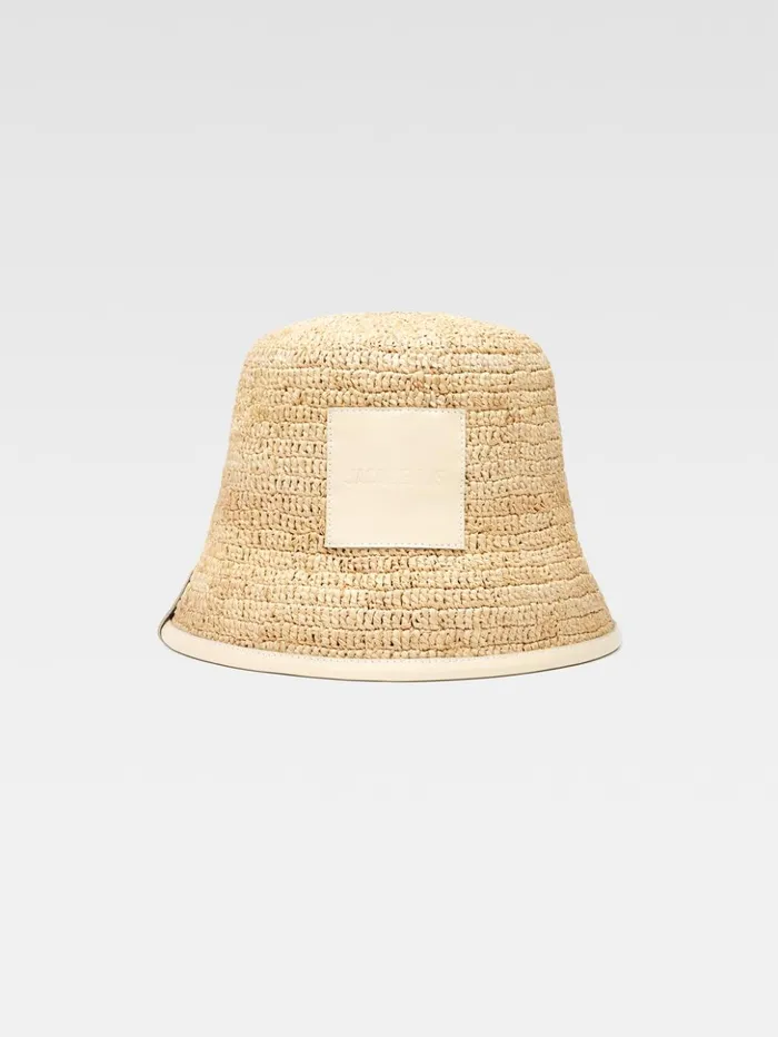WomenMen Hats JACQUEMUS The Soli Bucket Hat Ivory