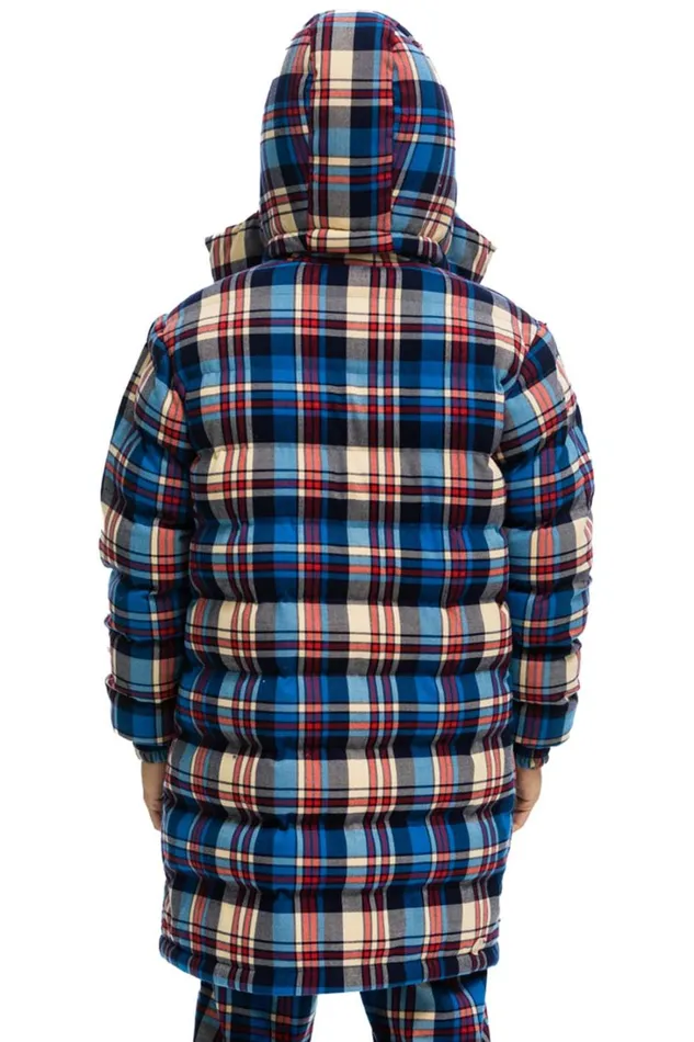 WomenMen Outerwear Aviator Nation PLAID UNISEX LONG TREKKER JACKET 8211 PATRIOT PLAID WomenMen Outerwear Aviator Nation PLAID UNISEX LONG TREKKER JACKET 8211 PATRIOT PLAID