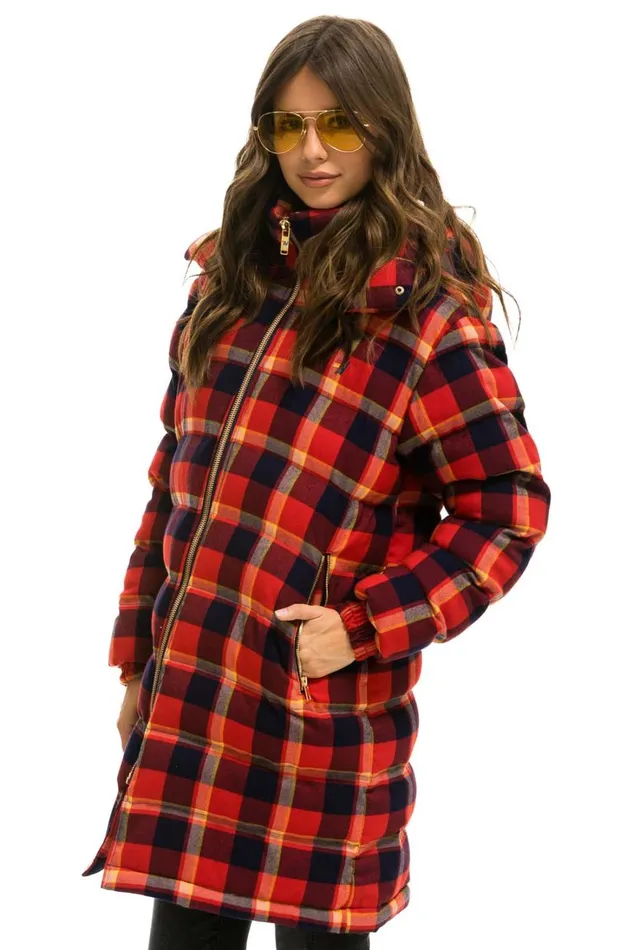 WomenMen Outerwear Aviator Nation PLAID UNISEX LONG TREKKER JACKET 8211 RUGBY PLAID WomenMen Outerwear Aviator Nation PLAID UNISEX LONG TREKKER JACKET 8211 RUGBY PLAID
