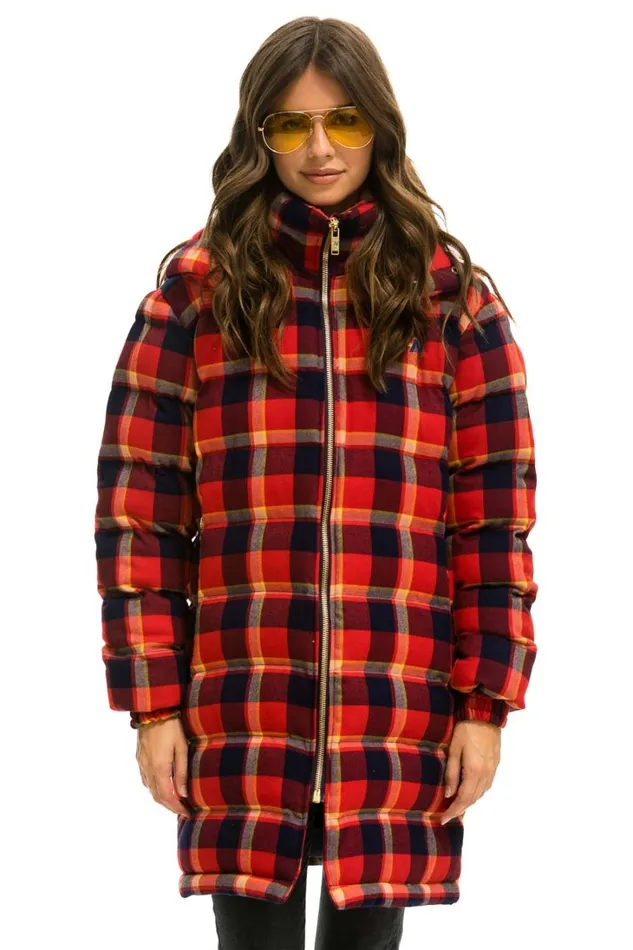 WomenMen Outerwear Aviator Nation PLAID UNISEX LONG TREKKER JACKET 8211 RUGBY PLAID WomenMen Outerwear Aviator Nation PLAID UNISEX LONG TREKKER JACKET 8211 RUGBY PLAID