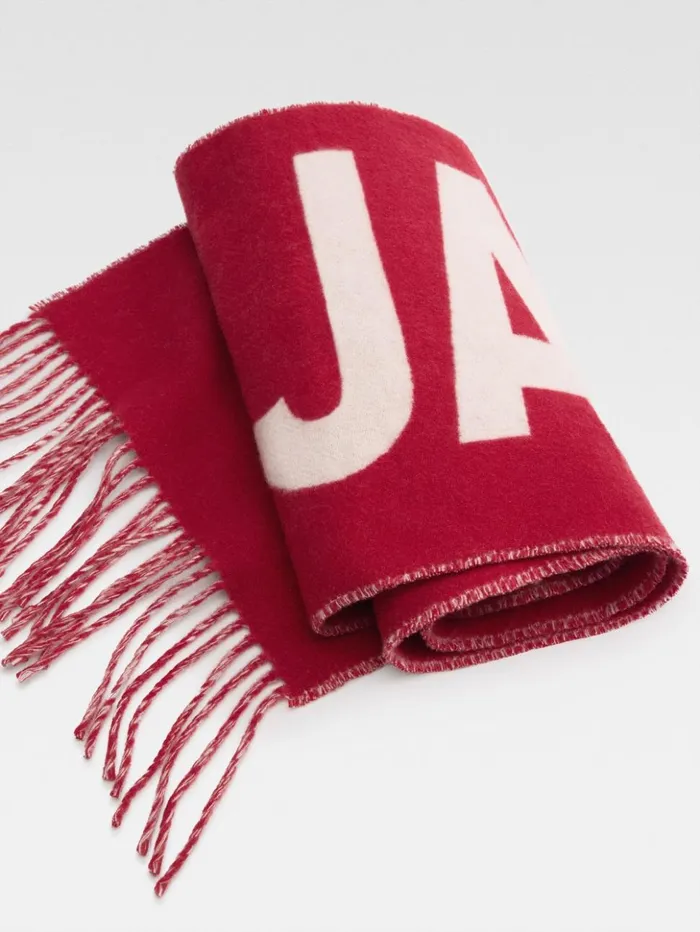 WomenMen Scarves Beanies and Gloves JACQUEMUS The Jacquemus Scarf Red WomenMen Scarves Beanies and Gloves JACQUEMUS The Jacquemus Scarf Red