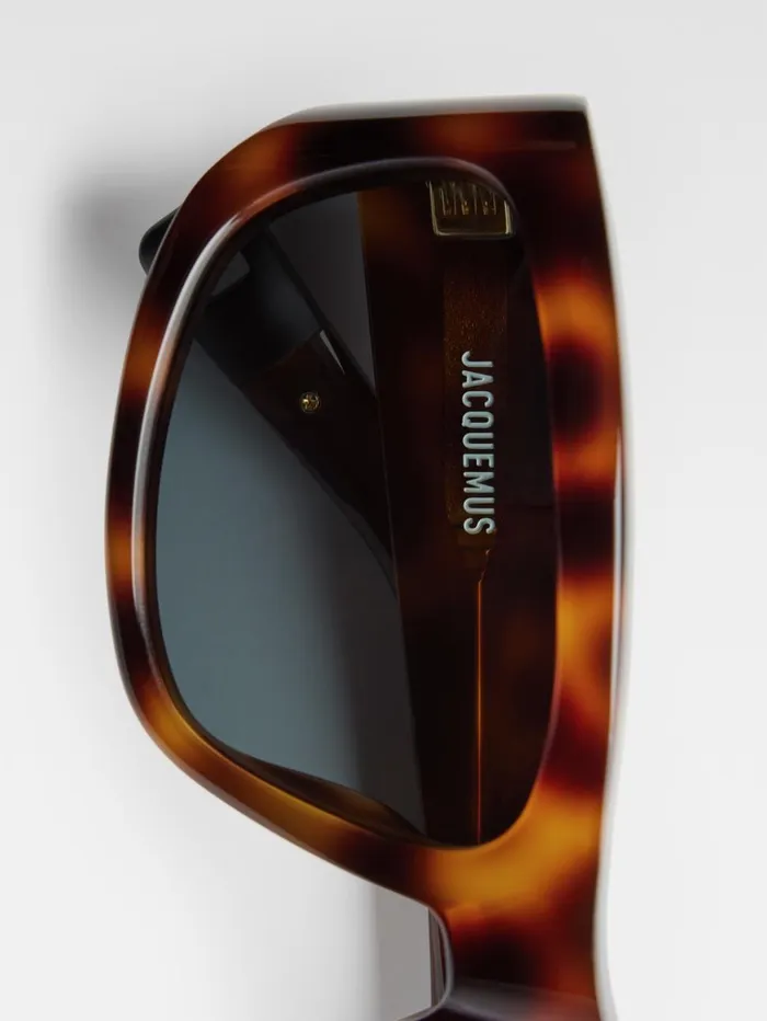 WomenMen Sunglasses JACQUEMUS The Pilota Sunglasses Multi Brown