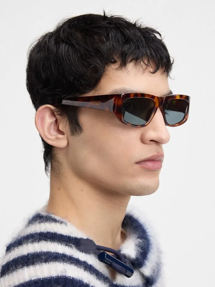 WomenMen Sunglasses JACQUEMUS The Pilota Sunglasses Multi Brown