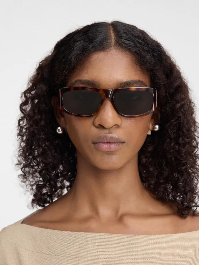 WomenMen Sunglasses JACQUEMUS The Pilota Sunglasses Multi Brown