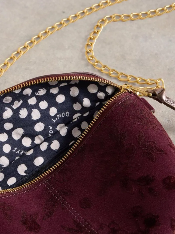 Women Mini Sebby Party Sling Bag Plum Multi White Stuff Bags and Purses
