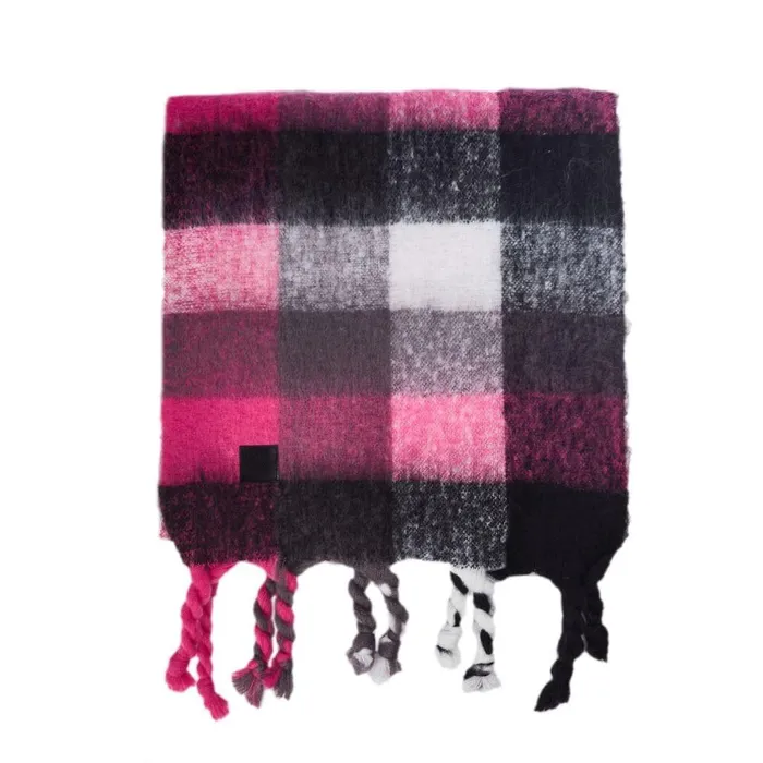 Women Moda In Pelle Scarves Jeylinascarf BlackWhite Textile Women Moda In Pelle Scarves Jeylinascarf BlackWhite Textile