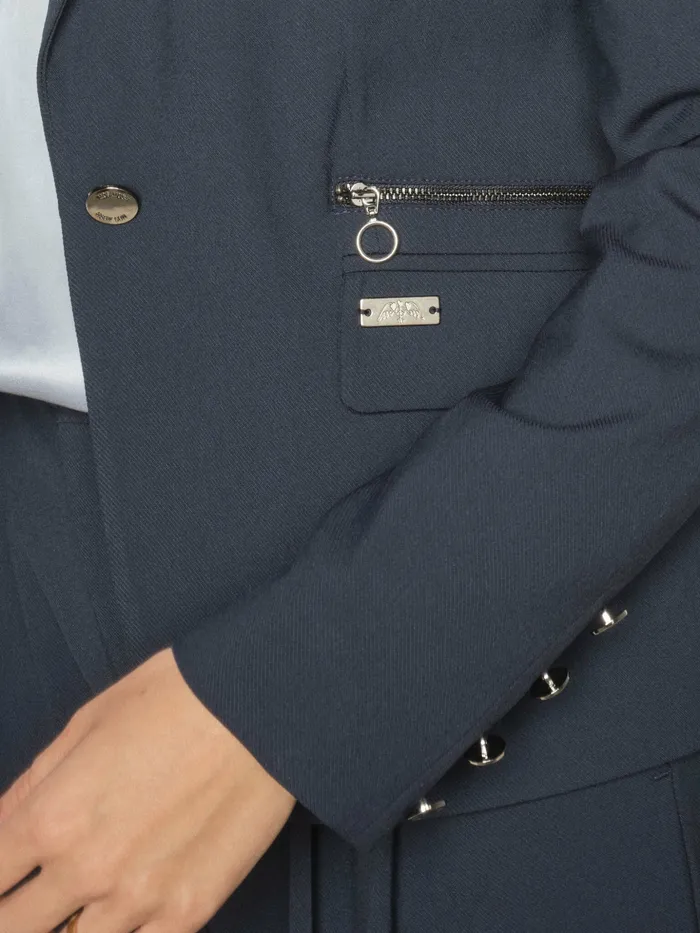 Women MOS MOSH MMBlake Piet Blazer Salute Navy Blazers Women MOS MOSH MMBlake Piet Blazer Salute Navy Blazers