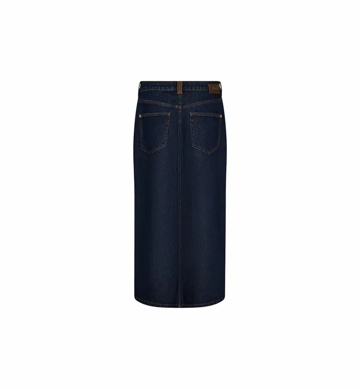 Women MOS MOSH MMMella Rinse Denim Skirt Dark Blue Skirts Women MOS MOSH MMMella Rinse Denim Skirt Dark Blue Skirts