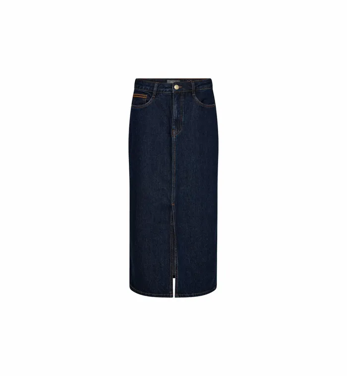 Women MOS MOSH MMMella Rinse Denim Skirt Dark Blue Skirts Women MOS MOSH MMMella Rinse Denim Skirt Dark Blue Skirts
