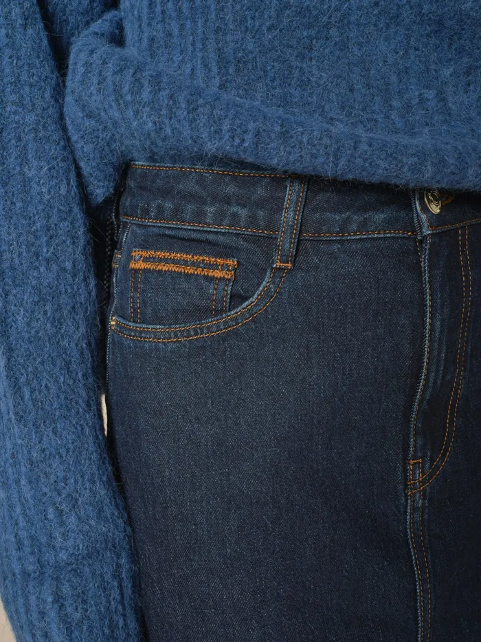 Women MOS MOSH MMMella Rinse Denim Skirt Dark Blue Skirts Women MOS MOSH MMMella Rinse Denim Skirt Dark Blue Skirts