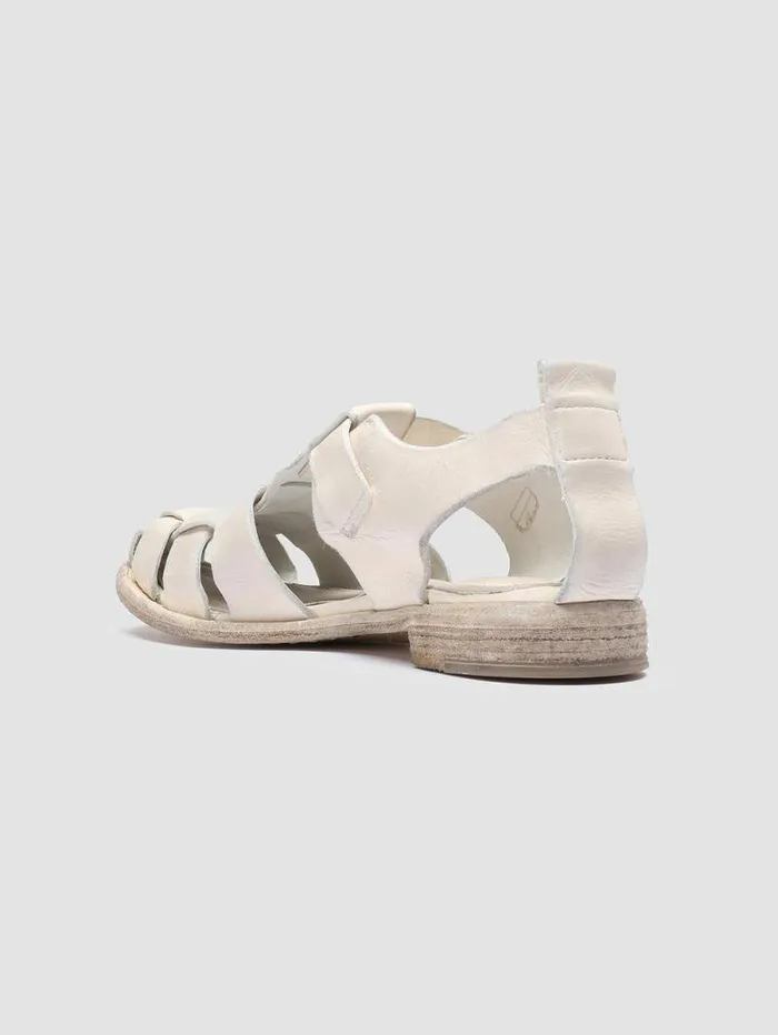 Women Officine Creative Footwear LEXIKON 536 White Leather Sandals Women Officine Creative Footwear LEXIKON 536 White Leather Sandals