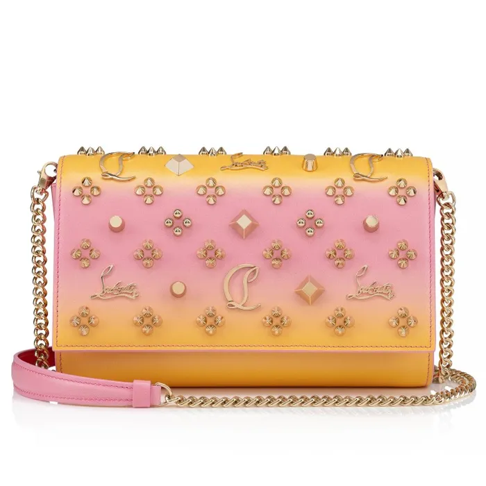 Women Paloma Clutch 8211 Gradient Calf Leather And Spikes Loubinthesky 8211 Degraftersun Christian Louboutin Shoulder Bags Women Paloma Clutch 8211 Gradient Calf Leather And Spikes Loubinthesky 8211 Degraftersun Christian Louboutin Shoulder Bags