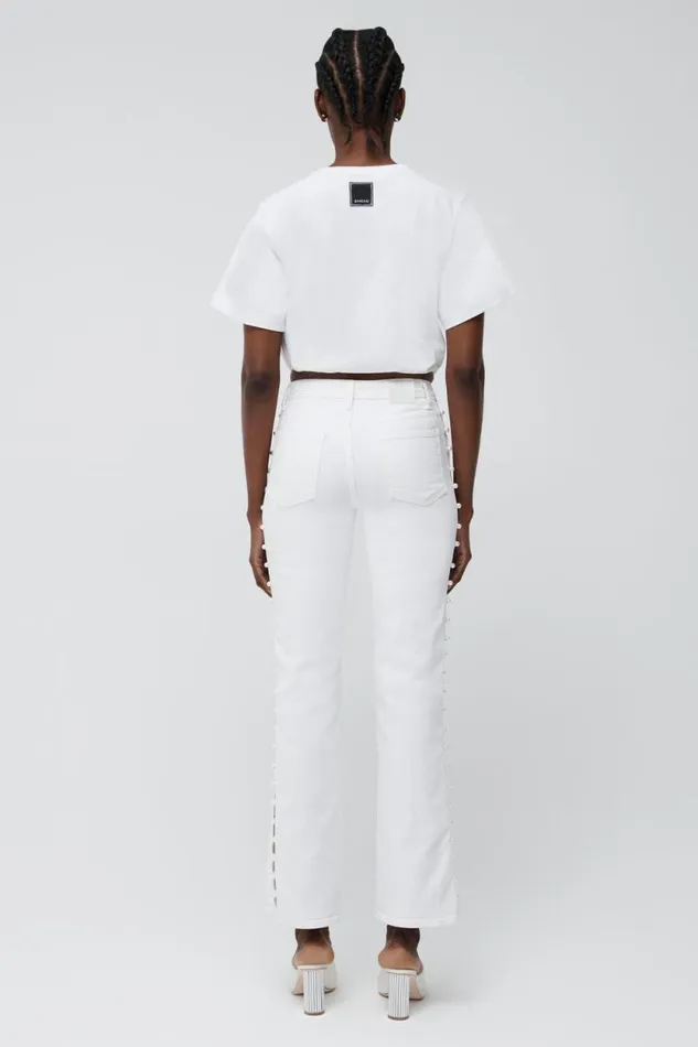 Women Pants and Bottoms Jonathan Simkhai Amelia Denim Women Pants and Bottoms Jonathan Simkhai Amelia Denim