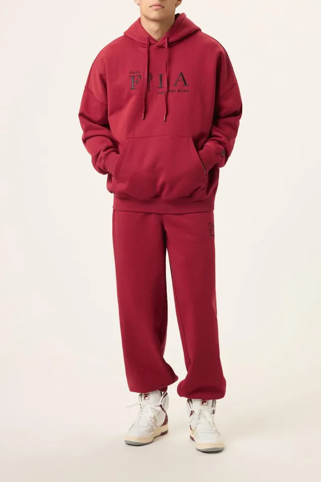Women Pants and Shorts Fila CASA FILA Country Club Jogger 600 Tinetan Red