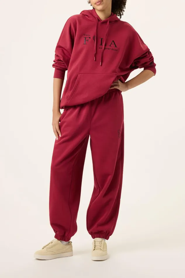 Women Pants and Shorts Fila CASA FILA Country Club Jogger 600 Tinetan Red