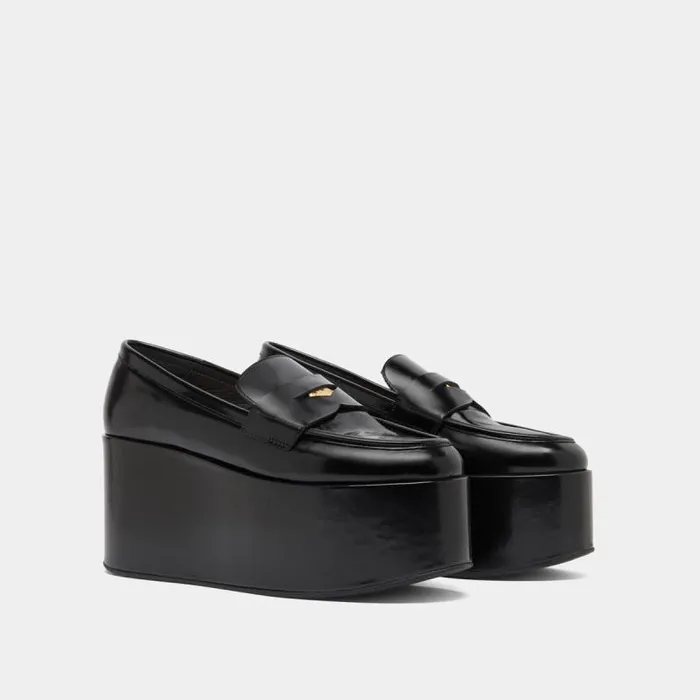 Women Platform Loafers Black JONAK Loafers Women Platform Loafers Black JONAK Loafers