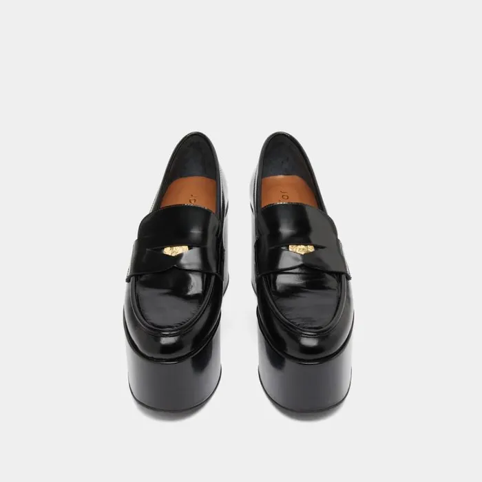 Women Platform Loafers Black JONAK Loafers Women Platform Loafers Black JONAK Loafers