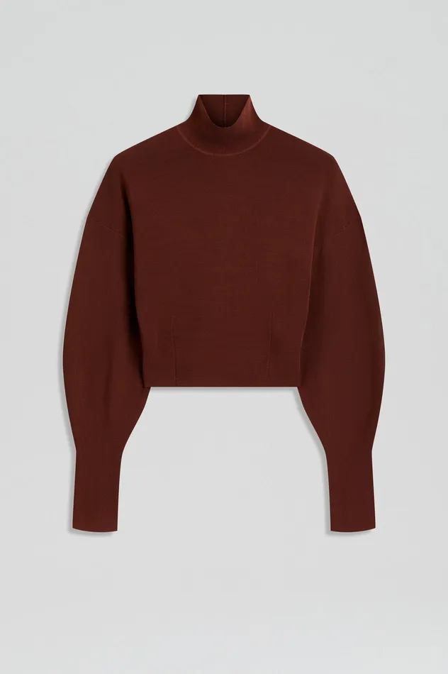 Women Scanlan Theodore COCOON SLEEVE TOP BURGUNDY Tops Women Scanlan Theodore COCOON SLEEVE TOP BURGUNDY Tops