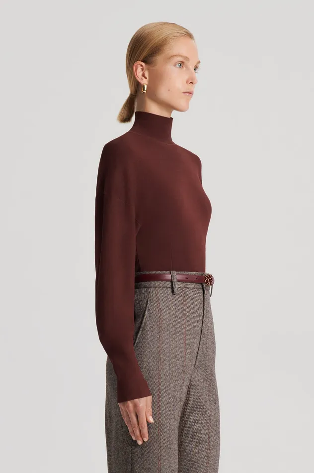 Women Scanlan Theodore COCOON SLEEVE TOP BURGUNDY Tops Women Scanlan Theodore COCOON SLEEVE TOP BURGUNDY Tops