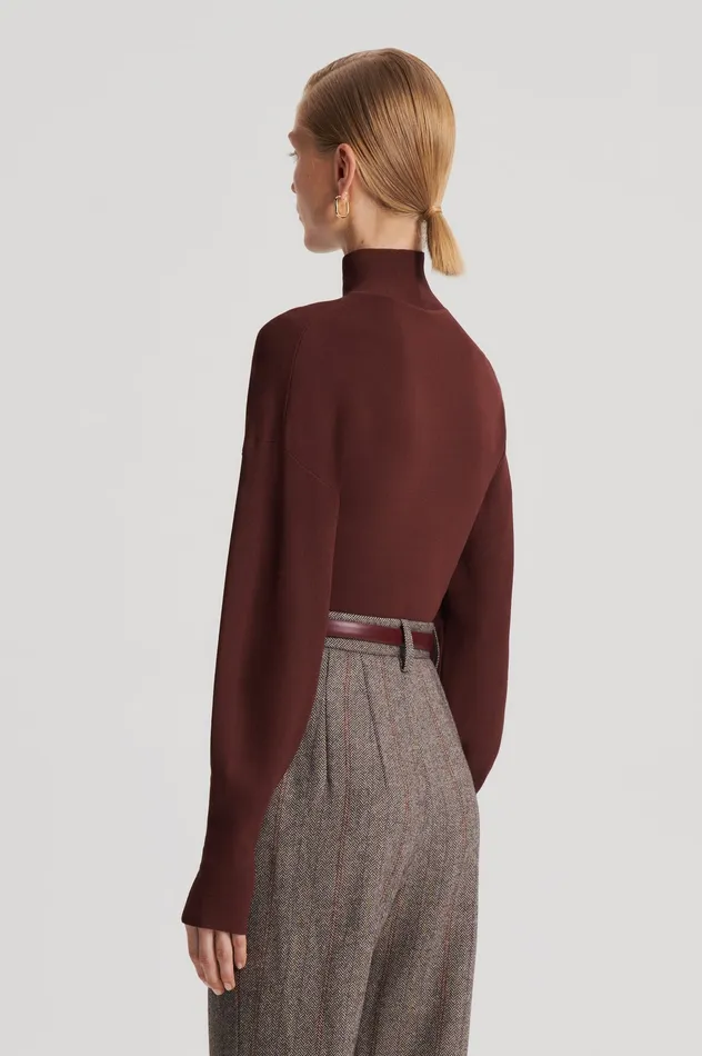 Women Scanlan Theodore COCOON SLEEVE TOP BURGUNDY Tops Women Scanlan Theodore COCOON SLEEVE TOP BURGUNDY Tops