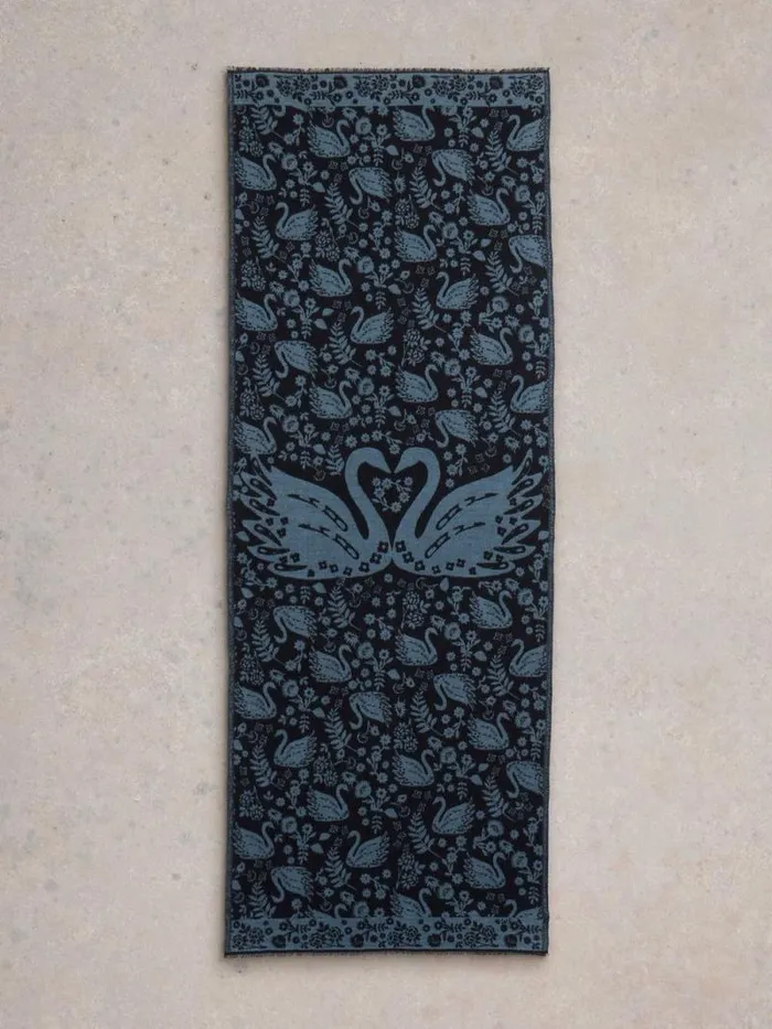 Women Selma Midweight Scarf Blue Multi White Stuff Scarves Women Selma Midweight Scarf Blue Multi White Stuff Scarves
