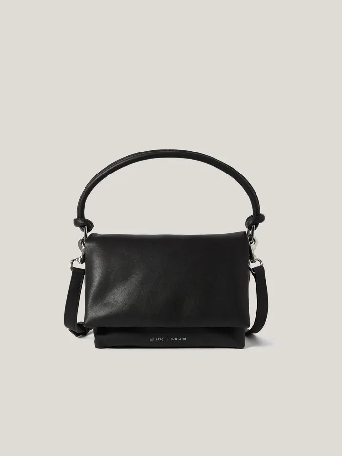 Women Soft Padded Crossbody Black Jigsaw Bags
