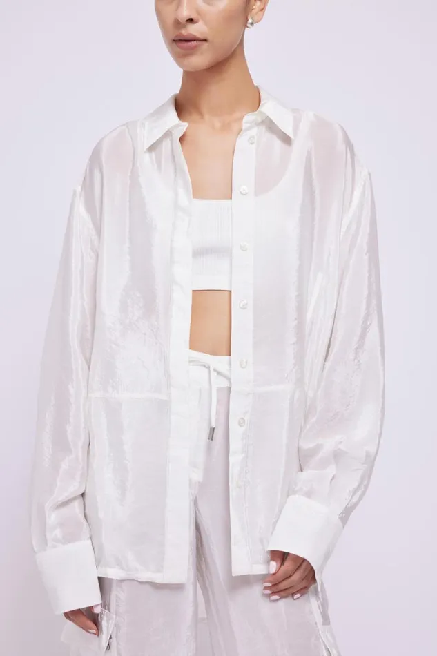 Women Tops and Bodysuits Jonathan Simkhai Laylah Shirt Women Tops and Bodysuits Jonathan Simkhai Laylah Shirt